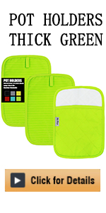 Heat Resistant Potholders Hot Pads-6 Kitchen Pot Holders Set with 2 Pan Hot Handle Holders Trivet for Cooking and Baking,with Recycled Infill Terrycloth Lining(Mixed,8 Piece)