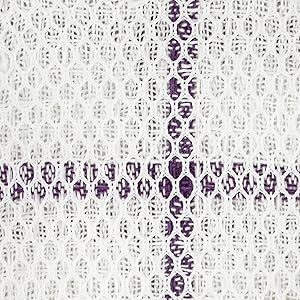 DII Scrubber Dishcloths Collection Windowpane Dishrag Set, 12x12, White/Stone Stripe, 6 Piece