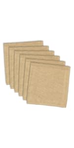 DII Scrubber Dishcloths Collection Windowpane Dishrag Set, 12x12, White/Stone Stripe, 6 Piece