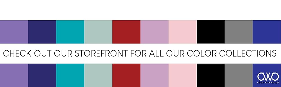 Cook With Color 10 Piece Nylon Cooking Utensil Set with Holder, Kitchen Tools and Gadgets with Rounded Copper Handles (Ombre Grey)