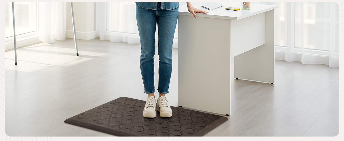 WISELIFE Kitchen Mat Cushioned Anti Fatigue Floor Mat,17.3