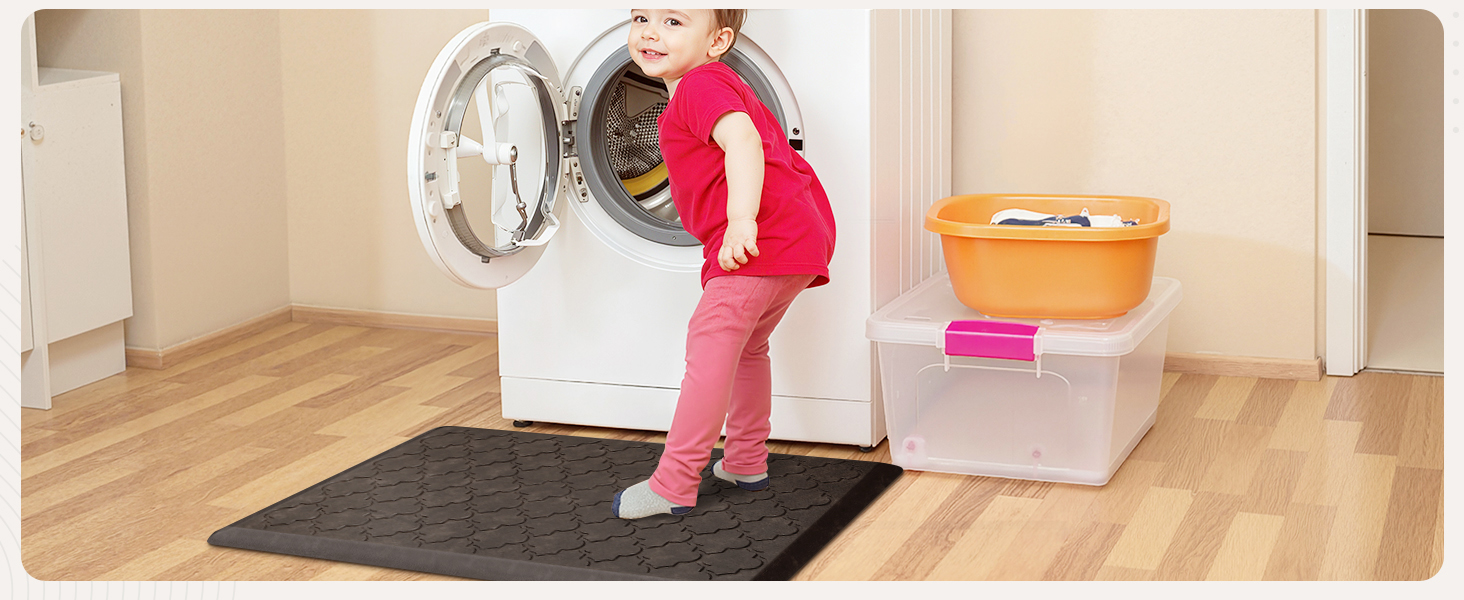 WISELIFE Kitchen Mat Cushioned Anti Fatigue Floor Mat,17.3