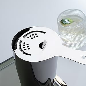 Hawthorne Strainer, Stainless Steel Cocktail Strainer with High Density Spring | Mirrored Finish - Effortless Straining for Boston Shakers & Mixing Glasses, One Strainer