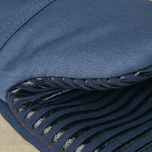 KitchenAid Beacon Two-Tone Non-Slip Oven Mitt Set, Navy/Ink, 5.75