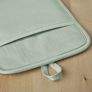 KitchenAid Ribbed Soft Silicone Pot Holder 2-Pack Set, Milkshake Tan, 7