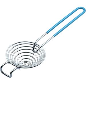 CAMKYDE Egg Separator Food Grade Stainless Steel Egg Yolk White Separation Tool, Set of 2 (Blue)