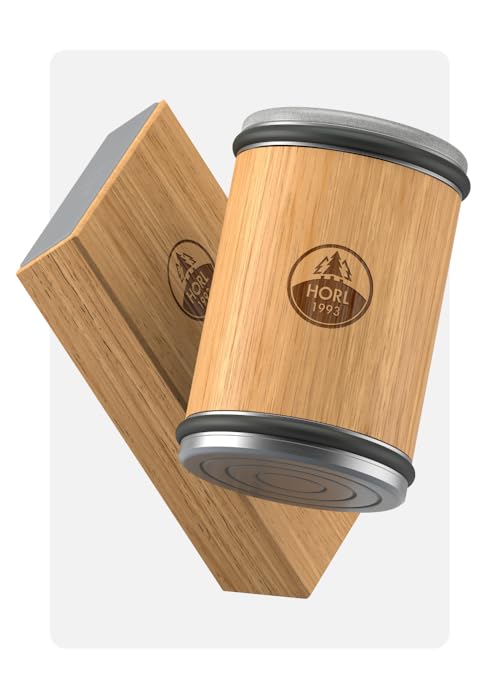 HORL 2 Walnut Rolling Knife Sharpener - Kitchen Knife Sharpener for Razor Sharp Edges - Diamond & Ceramic Knife Sharpening Kit - Professional Rolling Sharpener with 15° & 20° Angles - Made in Germany