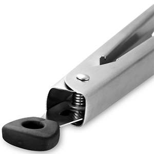 Devico Kitchen Tongs for Cooking, 2-Piece 12 inch 18/8 Stainless Steel Metal BBQ Grill Tongs with Lock