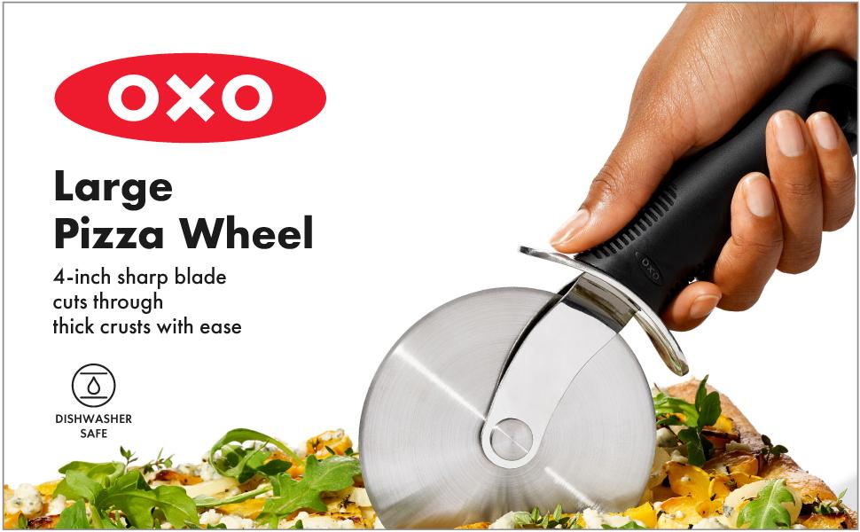 OXO Good Grips NEW Large 4-Inch Pizza Wheel and Cutter