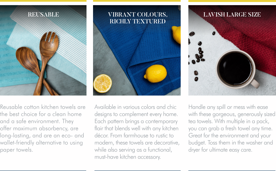 Bumble Dish Cloths (8 Pack) | 12