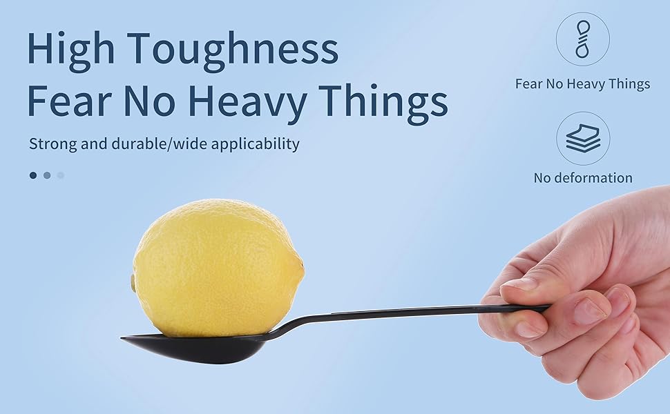 Plastic Fork Disposable Individually Packaged Forks Black 7-Inch Commercial Take Away Forks,Super Hard Mass Heavy Individually Wrapped Fork 100 PCS