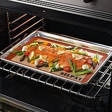 Silpat Premium Non-Stick Silicone Baking Mat, 3/4 Sheet, Cream