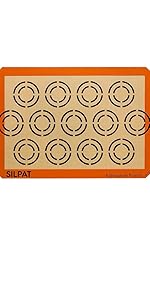 Silpat Premium Non-Stick Silicone Baking Mat, 3/4 Sheet, Cream