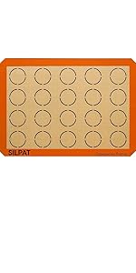 Silpat Premium Non-Stick Silicone Baking Mat, 3/4 Sheet, Cream