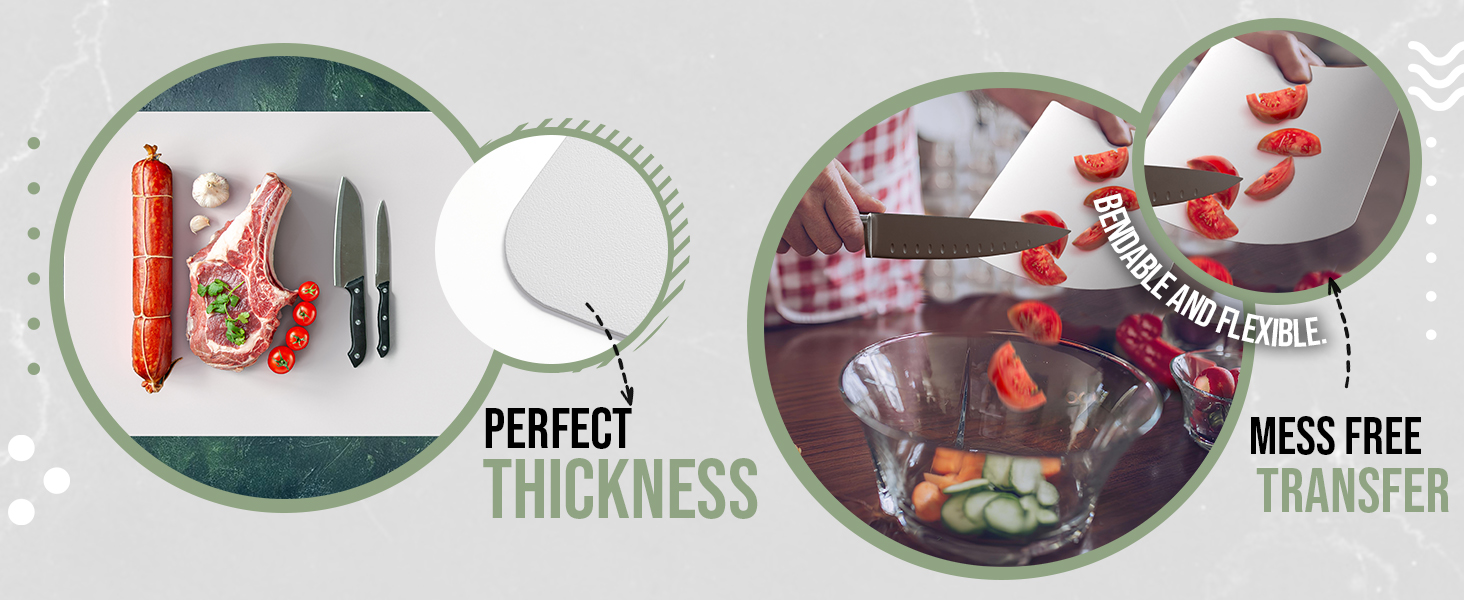 Crown Display 50 Count Premium Quality Disposable Cutting Boards ~10 Inch X 13.5 Inch Disposable Sheets For Kitchen And Commercial Use ~ Patent Pending ~ Recyclable Disposable Cutting Board Sheets