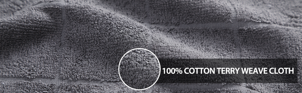 Glynniss Dishcloths Kitchen Highly Absorbent Dish Rags 100% Cotton Dish Cloths for Washing Dishes, Cleaning (12pcs Gray)