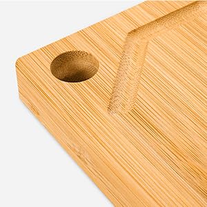 Hiware 4-Piece Extra Large Bamboo Cutting Boards Set for Kitchen, Heavy Duty Cutting Board with Juice Groove, Bamboo Chopping Board Set for Meat, Vegetables - Pre Oiled