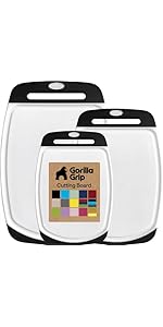 GORILLA GRIP Food Grade Flexible Silicone Spatula, Heat Resistant Head for Nonstick Frying Pan, Patented Soft Rubber Handle for Comfort, Non-Scratch Kitchen Turner, Flip Eggs Burgers, 11.6 in, Black