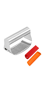 2 Set Silicone Garlic Peeler Easy Roller Tube Useful Garlic Odorfree Kitchen Tool (Black,Clear)