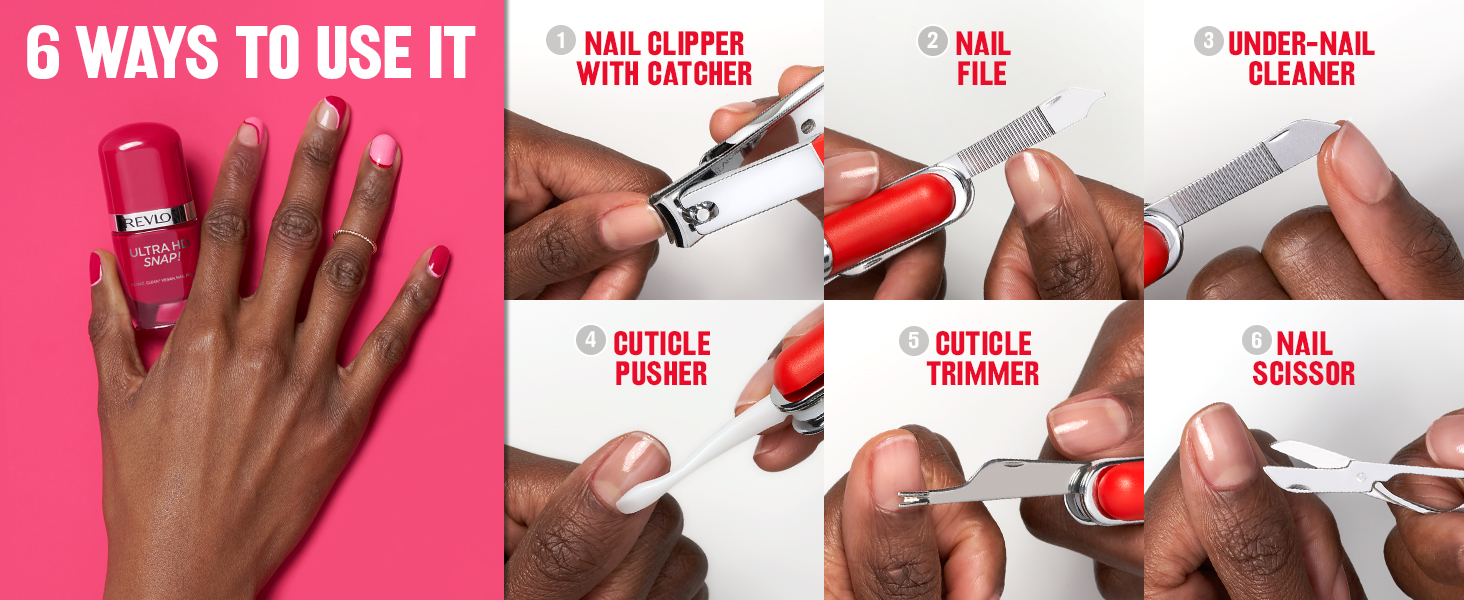 Revlon 6-in-1 Nail Tool, 1 count