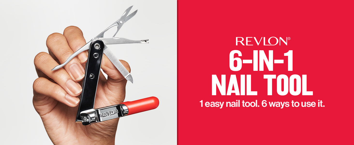 Revlon 6-in-1 Nail Tool, 1 count