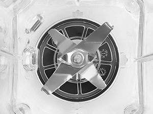 CRANDDI Commercial Quiet Blender, 2200 Watt Professional Countertop Blender with 80oz Pitcher, Built-in Pulse & 15-speeds Control, Smoothie Blender for Commercial and Home, K90 Black