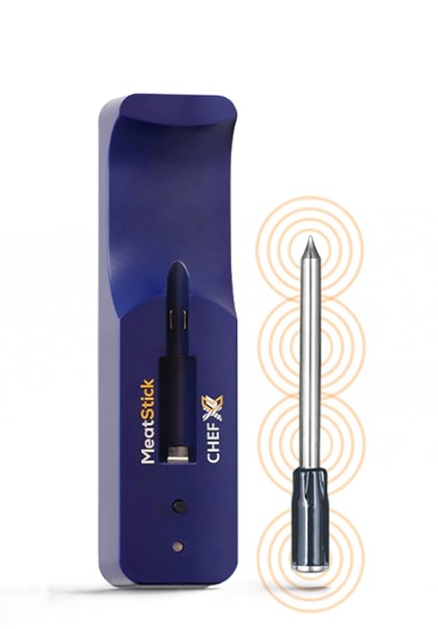 MeatStick X – Smart Wireless Meat Probe for Grilling, Smoking & BBQ | 500ft+ Bluetooth Range | Works in Oven, Smoker & Grill