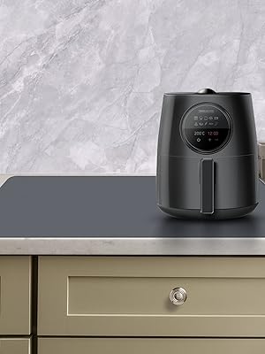 Silicone Mat for Kitchen Counter, Heat Resistant Nonskid Table Mat for Air Fryer to Site on, Countertop Protector, Thick 2MM, XL Large