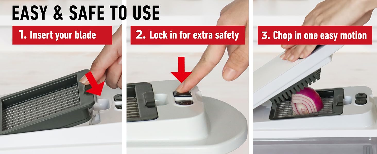 Mueller The Real Original Pro Chopper since 2013 Vegetable Chopper Mandoline Slicer, 8 Blade Food Veggie Chopper Onion Vegetable Cutter with Container, Kitchen Gadgets & Essentials, (10 in 1)