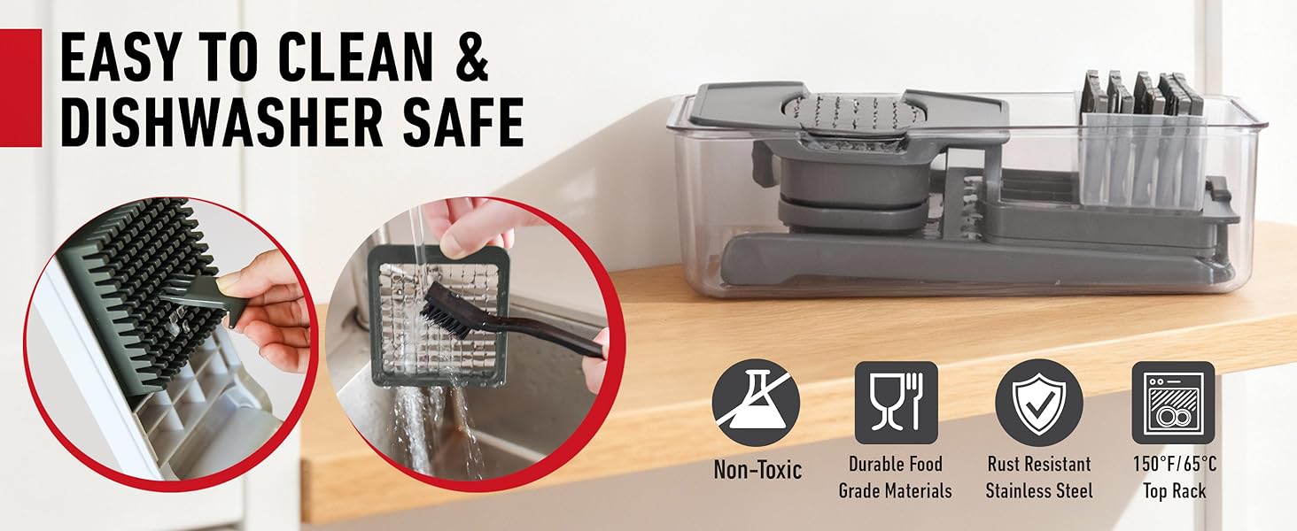 Mueller The Real Original Pro Chopper since 2013 Vegetable Chopper Mandoline Slicer, 8 Blade Food Veggie Chopper Onion Vegetable Cutter with Container, Kitchen Gadgets & Essentials, (10 in 1)