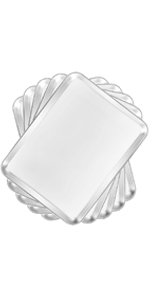 Baking Sheet Set of 2, Bastwe 18 inch Commercial Grade Stainless Steel Baking Pan, Professional Bakeware Oven Tray, Healthy & Non-toxic, Rust Free & Mirror Finish, Easy Clean & Dishwasher Safe