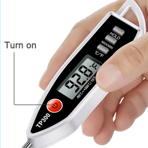 Meat Food Thermometer, Digital Candy Cooking Thermometer, Kitchen Cooking Thermometer Instant Read for BBQ Grill, Oil, Milk, Bath Water, Deep Fry, Candle Temperature