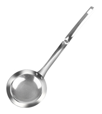 TBWHL Multi-functional Hot Pot Fat Skimmer Spoon - Stainless Steel Fine Mesh Food Strainer for Skimming Grease and Foam DIA 3.1