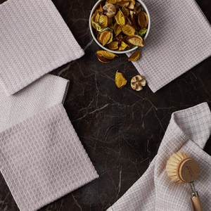 DII Everyday Kitchen Collection Assorted Dishcloth Set, 12x12, Antique Green, 5 Count