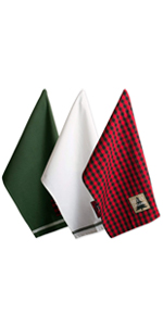 DII Everyday Kitchen Collection Assorted Dishcloth Set, 12x12, Antique Green, 5 Count