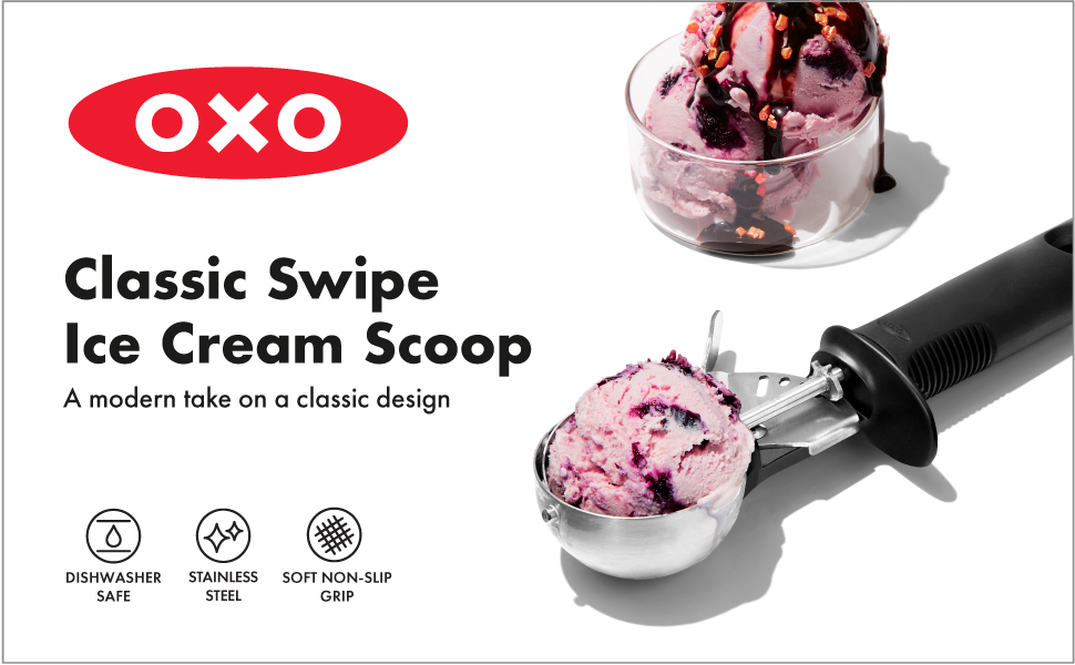 OXO Good Grips Classic Swipe Ice Cream Scoop