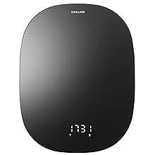 ZWILLING Enfinigy Digital Kitchen Food Scale, Max Weight 22lbs, Grams & Ounces, .1-gram Accuracy, Black