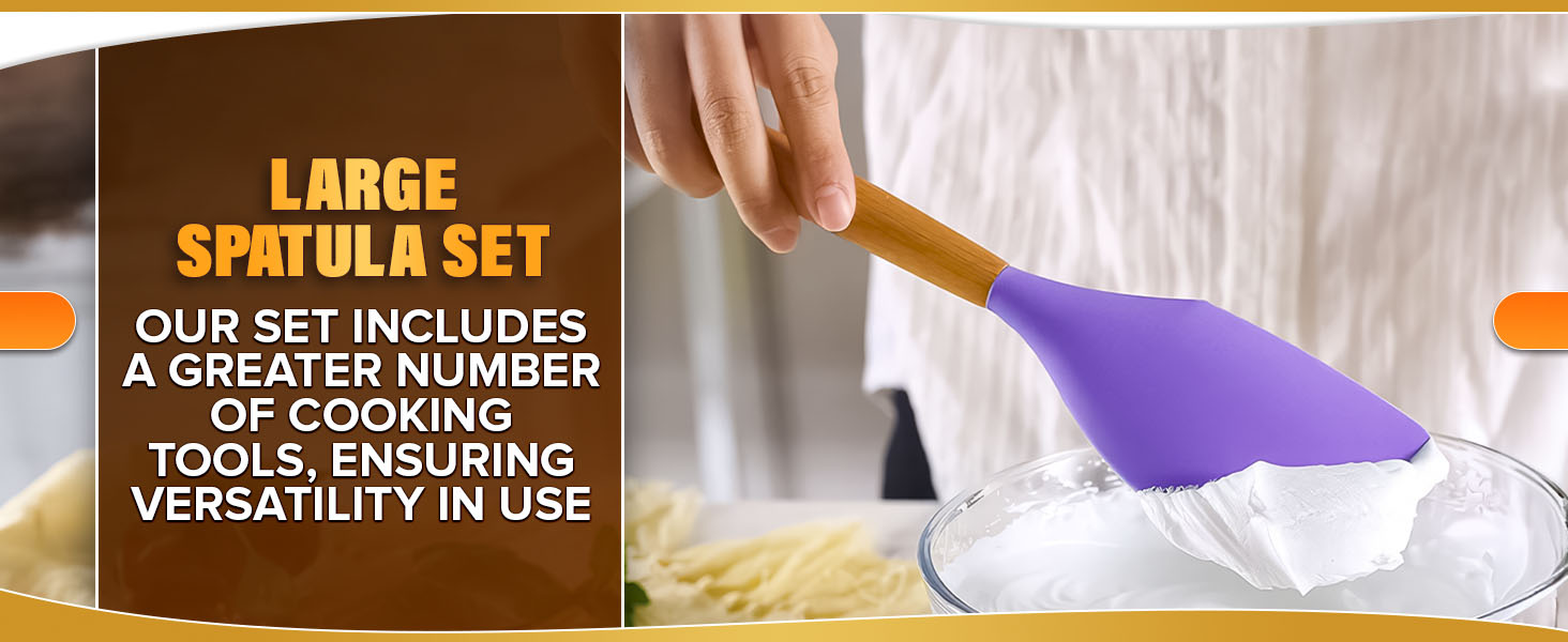 12 Pcs Purple Kitchen Utensils Set with Holder – Versatile Silicone Utensils Set for Cooking and Baking, Gentle on Pots and Pans, Heat-Resistant, Stylish, Easy to Clean, Purple Kitchen Accessories