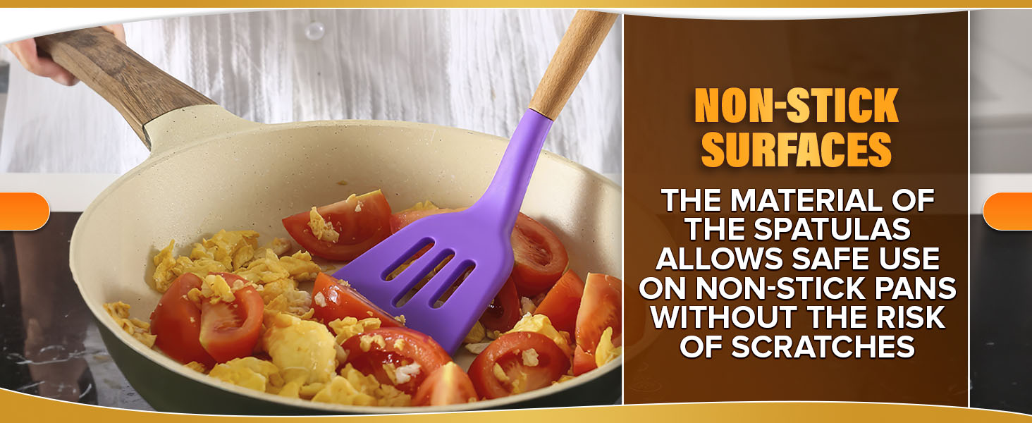 12 Pcs Purple Kitchen Utensils Set with Holder – Versatile Silicone Utensils Set for Cooking and Baking, Gentle on Pots and Pans, Heat-Resistant, Stylish, Easy to Clean, Purple Kitchen Accessories