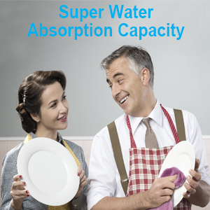 12PCS Kitchen Towels Dish Towels, Multipurpose Reusable Dish Cloths, Double-Sided Microfiber Cleaning Rags for Furniture, Tea, Bowl, 10x 6 inch