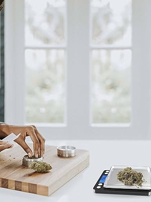 Fuzion Digital Gram Scale with 2 Trays, 500g/ 0.01g Small Jewelry Scale, 6 Units Gram Scales Digital Weight Gram and Oz, Tare Function, Digital Herb Scale for Food, Mini Reptile