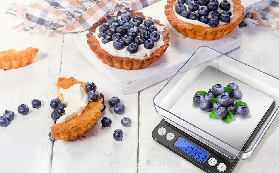 Fuzion Digital Gram Scale with 2 Trays, 500g/ 0.01g Small Jewelry Scale, 6 Units Gram Scales Digital Weight Gram and Oz, Tare Function, Digital Herb Scale for Food, Mini Reptile
