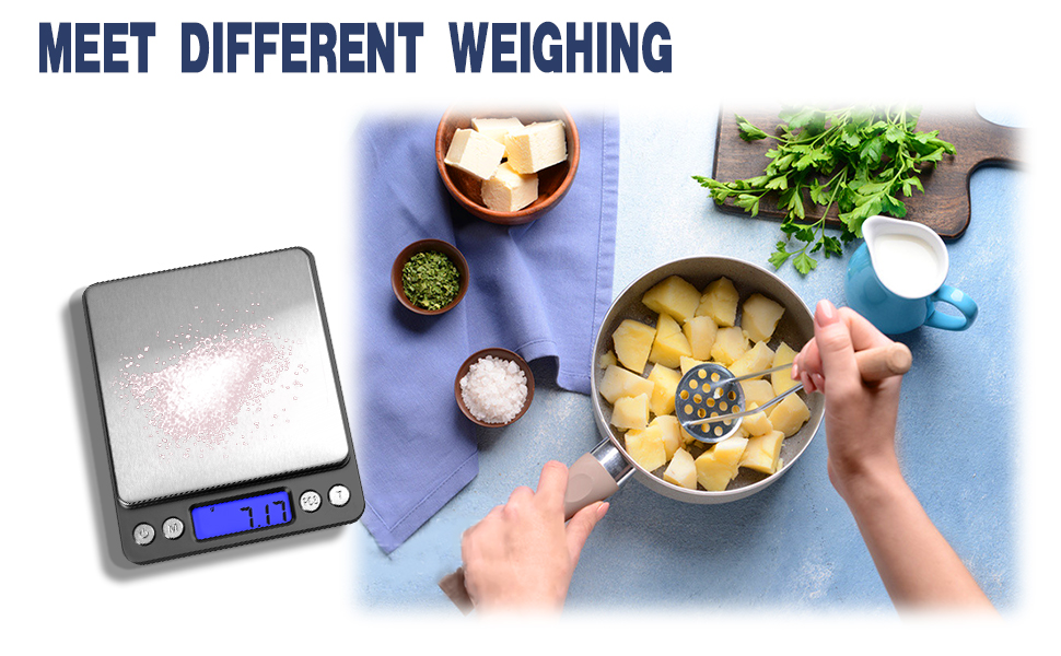 Fuzion Digital Gram Scale with 2 Trays, 500g/ 0.01g Small Jewelry Scale, 6 Units Gram Scales Digital Weight Gram and Oz, Tare Function, Digital Herb Scale for Food, Mini Reptile