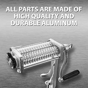 Commercial Meat Tenderizer Cuber – Heavy Duty Steak Flatten Tool Meat Grinder Attachment Clamp-on Rolling Cuber for Efficient Meat Tenderizing