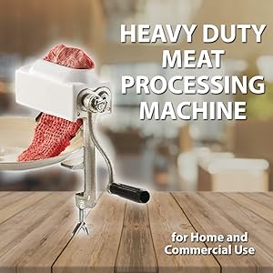 Commercial Meat Tenderizer Cuber – Heavy Duty Steak Flatten Tool Meat Grinder Attachment Clamp-on Rolling Cuber for Efficient Meat Tenderizing