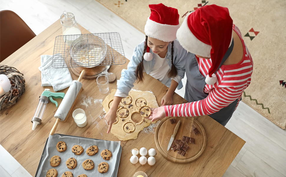 ROTTAY Baking Sheet with Rack Set (2 Pans + 2 Racks), Stainless Steel Cookie Sheet with Cooling Rack, Nonstick Baking Pan, Warp Resistant & Heavy Duty & Rust Free, Size 16 x 12 x 1 Inches