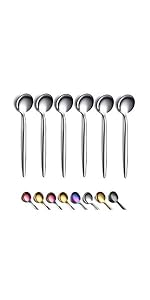 Serving Forks 4 Pieces, Kyraton Serving Fork Cold Meat Fork Stainless Steel Serving Utensils, Serving Set Packing of 4