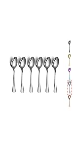 Serving Forks 4 Pieces, Kyraton Serving Fork Cold Meat Fork Stainless Steel Serving Utensils, Serving Set Packing of 4