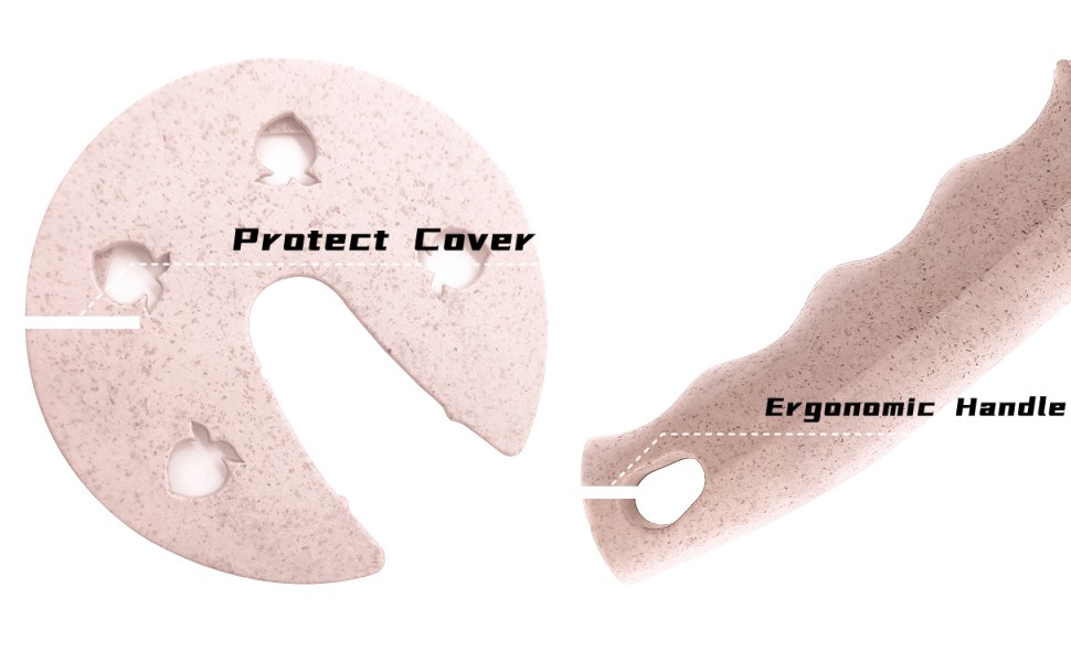 Pizza Cutter Wheel, Stainless Steel Pizza Cutter with Cover, Super Sharp Pizza Slicer-Dishwasher safe,Smooth Rotating Pizza Wheel Safe with Healthy Material（Beige）