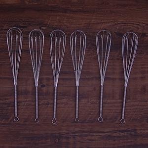 8 inch Mini Wire Whisk 6 Pack - Stainless Steel